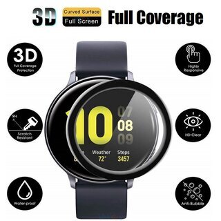 Samsung Galaxy Watch Displayschutz Protector 3D Panzerfolie fr Samsung Galaxy Watch 5 44mm 4x Stck