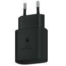 Schnellladegerät Netzteil 25W Schwarz + Ladekabel Weiß 1 Meter für Google Pixel 2 XL