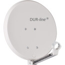 DUR-line DSA 40 Hellgrau Alu Sat Antenne Spiegel...