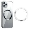 Wireless Charging Qi Magnetischer Metall Ring Silber für iPhone / Samsung / Huawei / Xiaomi