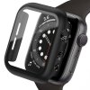 Apple Watch 7/8 Displayschutz Protector Panzerglas Vollabdeckung 41mm - 45mm