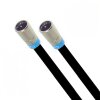 Fritz!Box 6690 Cable Router Netzwerk Anschlusskabel Deluxe Premium Kabel 8K Cabelcon Schnellstecker Schwarz 10 Meter