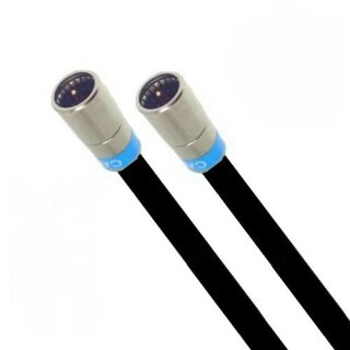 Fritz!Box 6591 Cable Router Netzwerk Anschlusskabel Deluxe Premium Kabel 8K Cabelcon Schnellstecker Schwarz 2 Meter