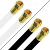 Fritz!Box 6690 Cable Router Netzwerk Anschlusskabel Deluxe Premium Kabel 8K Gold Gerade / Gerade