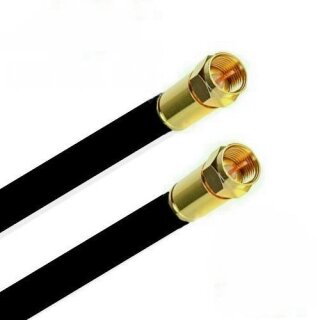 Vodafone Station Cable Router Netzwerk Anschlusskabel Deluxe Premium Kabel 8K Gold Gerade / Gerade Schwarz 1 Meter