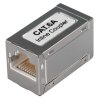 Lan Adapter CAT 6A RJ45 zur Verlängerung eines FRITZ!Box Lan Kabel Silber