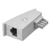 TAE-F-Stecker (PIN 1/2) RJ45-Buchse (8P2C) (PIN 4/5) passend für FRITZ!Box