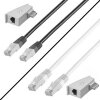 Anschlusskabel FRITZ!Box RJ45 Lankabel Routerkabel Schwarz / Weiß 10m - 50m