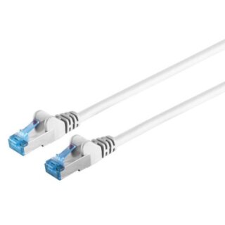 LAN Kabel RJ45 Netzwerkkabel Patchkabel CAT 6a Wei 2 Meter