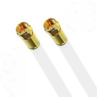 Vodafone Station Cable Router Netzwerk Anschlusskabel 8mm Deluxe Premium Kabel 8K Gold Gerade / Gerade