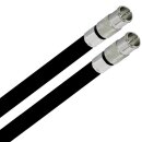 Deluxe Premium Anschlusskabel für FRITZ!Box 6660 Cable Router 8k F-Quick Kompressionsstecker Silber HQ Qualität