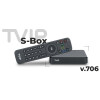 TVIP S-Box v.706 4K UHD Android 11 IP-Receiver HDR, Dual-WiFi, LAN, Bluetooth, HDMI, USB, MicroSD