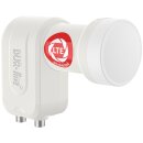 DUR-line Ultra Twin white LNB 0.1dB 4K 8K LTE DECT Unterdrückung