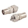 KOAX Stecker Metall mit Schraubbefestigung für 7mm Kabel