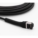 LAN Kabel RJ45 Netzwerkkabel Patchkabel CAT 8.1 schwarz mit flexiblem Stecker 1 Meter