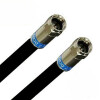 FRITZ!Box 6591 Cable Router Deluxe Premium Anschlusskabel 8k F-Cabelcon Kompressionsstecker HQ Qualität Schwarz 15 Meter