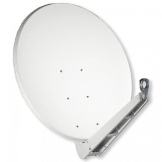 Gibertini SE 85 cm Alu Sat Antenne + 1x Inverto Black Ultra Quattro LNB + EMP ProfiLine Multischalter 5/8 P.143-UP Lichtgrau