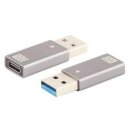 USB 3.1 Adapter USB-A Stecker auf USB-C Buchse 10Gbps...