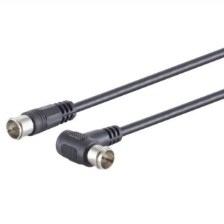 Satkabel Anschlusskabel Antennenkabel 100db F-Stecker Gerade/Winkel Schnellstecker