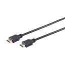 High Speed HDMI Kabel 4K UHD Eco vergoldet  schwarz 1,5...