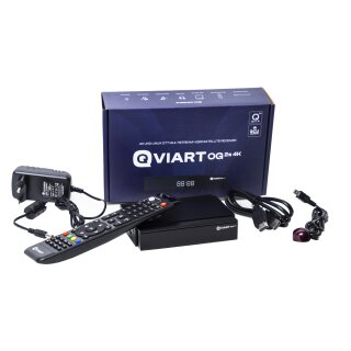 QVIART OG2s 4K LINUX UHD 2160P H.265 OTT Medienreceiver IP Box