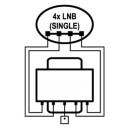 Smart Diseqc Switch 4/1 Wetterschutz