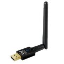 VU+ Dual Band Wireless USB 2.0 Adapter 600 Mbps inkl. Antenne