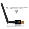 VU+ Dual Band Wireless USB 2.0 Adapter 600 Mbps inkl. Antenne