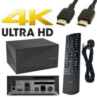 VU+ Zero 4K 1x DVB-C/T2 Tuner Linux Receiver UHD 2160p inkl. 1TB Festplatte