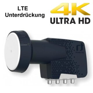 Inverto Universal Premium  0.2 db IDLP-QDL410-PREMU-OPN Quad LNB 4K UHDTV LTE Unterdrckung