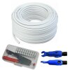 50 Meter Megasat Koaxialkabel Sat Kabel 135db 5 Fach abgeschirmt 7mm UHD tauglich Vollkupfer + Kompressionszange + Stecker + Abisolierer