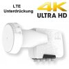 Inverto Universal HOME Pro 0.3 db IDLH-QTL410-HMPRO-OPN Quattro LNB 4K UHDTV LTE Unterdrückung