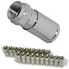 10x F-Kompressionsstecker (10er Riegel)