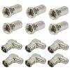 6x F-Stecker 7mm + 6x F-Quickwinkelstecker 90°