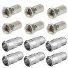 6x F-Stecker 7mm + 6x F-Schnellstecker Quick F-Stecker 7mm