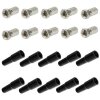 10x F-Stecker 7mm + 10x Gummitülle für F-Stecker UV und Witterungsbeständig