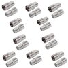 10x Stück Adapter F-Buchse - IEC-Buchse