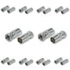 10x Stück Adapter F-Stecker - IEC-Buchse