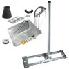 Dachsparrenhalter DUR-line Herkules S48-900 B ( extra breit bis 120cm ) HQ mit Mast + DUR-line 48 BL - Dachsparren-Montage-Set