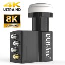 DUR-line UK 104 - Unicable LNB 0.1 db 4K / 8K UHDTV tauglich