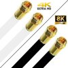 Satkabel Antennenkabel Koaxkabel RG6  Gold Edition 1-50 Meter 135dB HD 4K 8k HQ 7mm