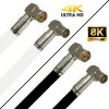 TV Antennenkabel Koaxkabel RG6 Winkel Stecker / Winkel Kupplung1-50 Meter 135dB HD 4K 8k HQ 7mm